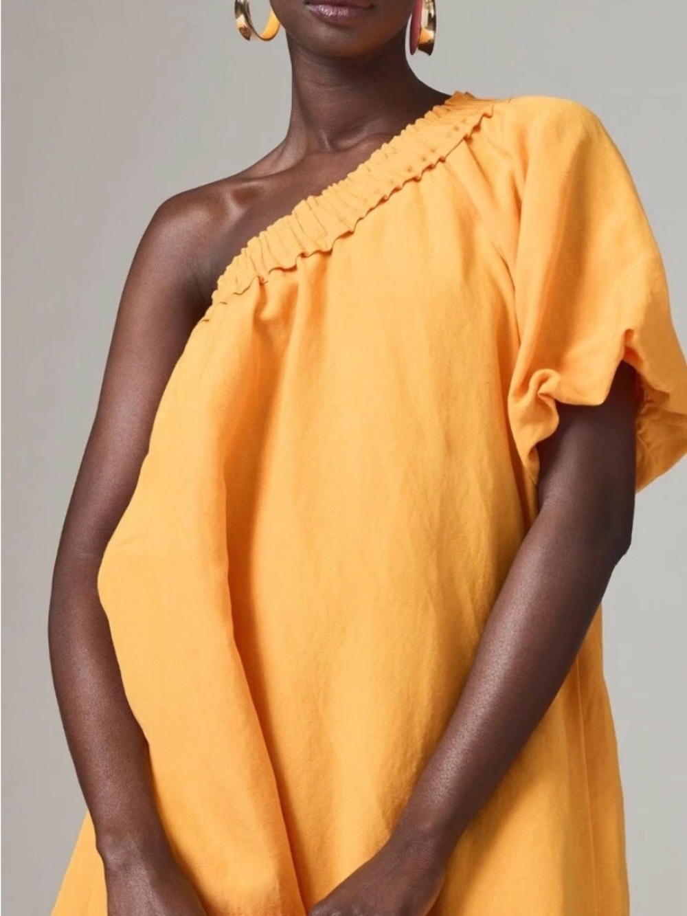 Anthropologie One-Shoulder Mini Dress